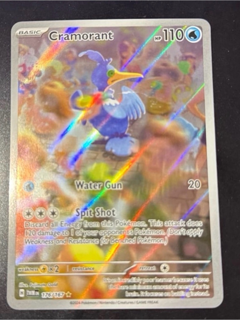 Cramorant IR 176/167 Rare Twilight Masquerade Set full art HoloFoil NM Nearmint